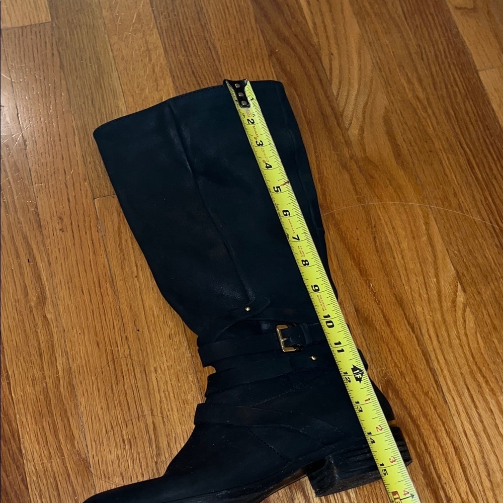 Steve Madden Albany Style Black Leather Low Heeled Boots size 8.5 - Picture 12 of 12